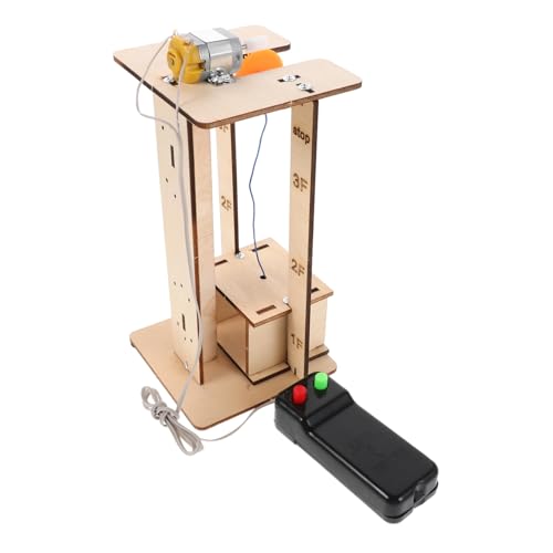 KOMBIUDA 1 Set Wissenschaftsspielzeug Für Kinder: Holzaufzugsbau-stem-lernspielzeug – Wissenschaftliches Experimentierset, Holzhebermodell Für Frühes Lernen des Mechanischen Verständnisses von KOMBIUDA