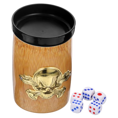 KOMBIUDA 1 Set Würfelbecher Party Spiel Würfel Unterhaltung Würfel Tisch Spiel Würfel Spielwürfel Würfel Mit Becher Tisch Würfelbecher Mit Würfel Party Würfel Bambus KOMBIUDA 1 Set Würfelbecher Party Spiel Würfel Unterhaltung Würfel Tisch Spiel Würfel Spielwürfel Würfel Mit Becher Tisch Würfelbecher Mit Würfel Party Würfel Bambus von KOMBIUDA
