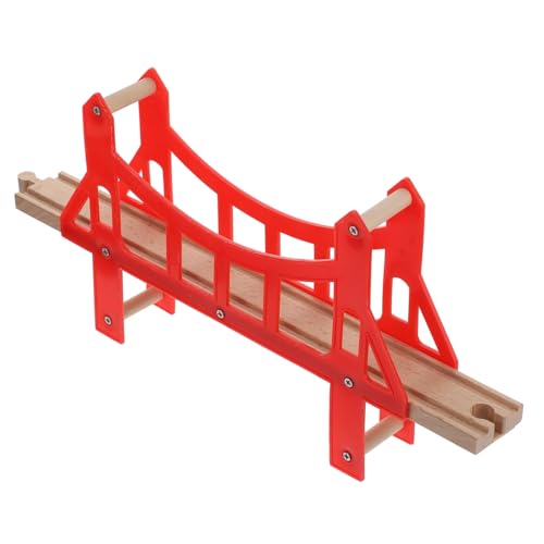 KOMBIUDA 1 Stück Bahnausbaugleis Zug für kinderspielzeug zabawki stymulujące rozwój Toys for Gleisbrücke Hängebrücke Gleiszubehör hölzern rot KOMBIUDA 1 Stück Bahnausbaugleis Zug für kinderspielzeug zabawki stymulujące rozwój Toys for Gleisbrücke Hängebrücke Gleiszubehör hölzern rot von KOMBIUDA