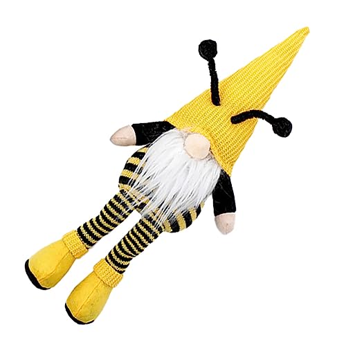 KOMBIUDA 1 Stück Biene Langbeinpuppe Gestricktes Bienenspielzeug Entzückendes Bienenspielzeug Für Honigzwergfiguren Zwerge Plüsch Kinderspielzeug Bienenspielzeug Langbeiniges von KOMBIUDA