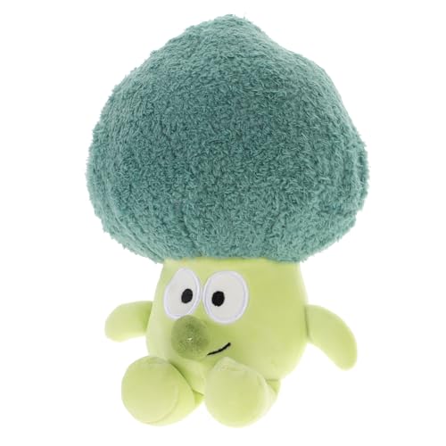 KOMBIUDA 1 Stück Blumenkohl-Puppe Plüschpuppe Puppenschmuck Heimdekoration Brokkoli-Puppe Kreatives Plüschpuppenspielzeug Gefälschter Brokkoli-schmuck Zimmerschmuck Stretchstoffe von KOMBIUDA