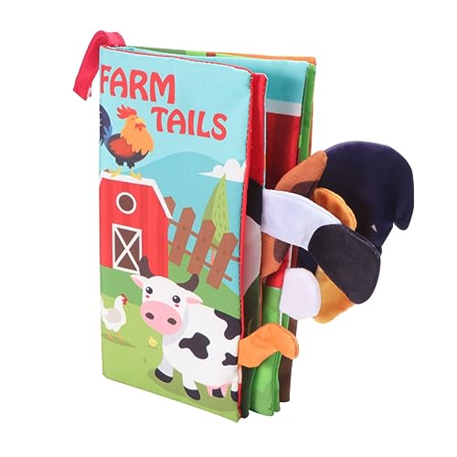 KOMBIUDA 1 Stück Buch Früherziehung Pädagogisches -stoffbuch Kleinkind -stoffbuch Polyesterfaser Mit Hoher Dichte Green von KOMBIUDA