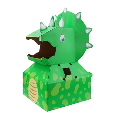 KOMBIUDA DIY Dinosaurier-Modell Bastelset Aus Papier Für Kinder Lernspielzeug Mit Glatten Kanten Einfach Zusammenzubauen von KOMBIUDA