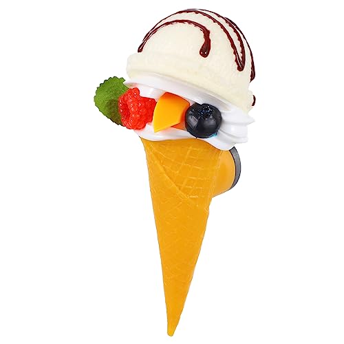 KOMBIUDA 1 Stück Eiscreme Modellspielzeug Realistische Imitation für Fotografie Dekoration und Kinderzimmer Farbenfrohes und Sicheres Design für Kreative Präsentationen und Spielspaß von KOMBIUDA
