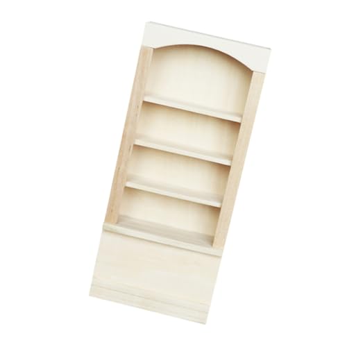 KOMBIUDA 1 Stück Mini-Bücherregal für kinderspielzeug spielzeuge Miniatur Bücherregal Puppenhaus-Möbelschrank DIY Möbelmodell Mini-Möbelmodell hölzern Yellow KOMBIUDA 1 Stück Mini-Bücherregal für kinderspielzeug spielzeuge Miniatur Bücherregal Puppenhaus-Möbelschrank DIY Möbelmodell Mini-Möbelmodell hölzern Yellow von KOMBIUDA