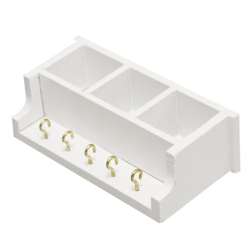KOMBIUDA 1 Stück Mini-Möbelmodell für kinderspielzeug Miniature Decoration Miniature Scene Decoration Miniature Shelf Mini Möbelmodelle Mini House Accessory hölzern Weiß KOMBIUDA 1 Stück Mini-Möbelmodell für kinderspielzeug Miniature Decoration Miniature Scene Decoration Miniature Shelf Mini Möbelmodelle Mini House Accessory hölzern Weiß von KOMBIUDA