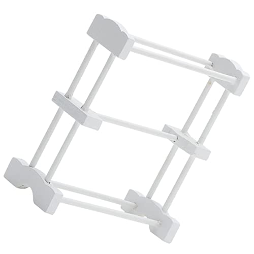 KOMBIUDA 1 Stück Miniaturdekoration für kinderspielzeug Toys for hühner DIY-Zubehör Mini-Möbelmodell Spielzeugmöbel Miniaturdekor für Minihaus hölzern Weiß von KOMBIUDA