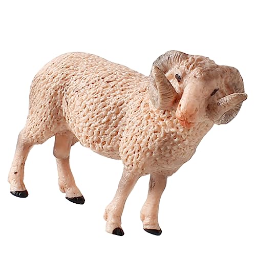 KOMBIUDA 1 Stück Simuliertes Schafmodell Dekoration Realistisches Schafdesign Spielzeug Lebensechtes Tiermodell Basteln Schaf-Stil Gebogenes Horn KOMBIUDA 1 Stück Simuliertes Schafmodell Dekoration Realistisches Schafdesign Spielzeug Lebensechtes Tiermodell Basteln Schaf-Stil Gebogenes Horn von KOMBIUDA