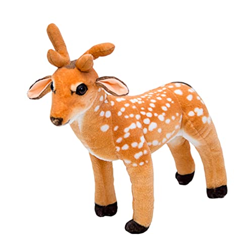 KOMBIUDA Lustiges Plüschtier Hirsch Ausgestopftes Tierspielzeug Kuscheltier Plüschkissen Dekoration Und Kinder KOMBIUDA Lustiges Plüschtier Hirsch Ausgestopftes Tierspielzeug Kuscheltier Plüschkissen Dekoration Und Kinder von KOMBIUDA