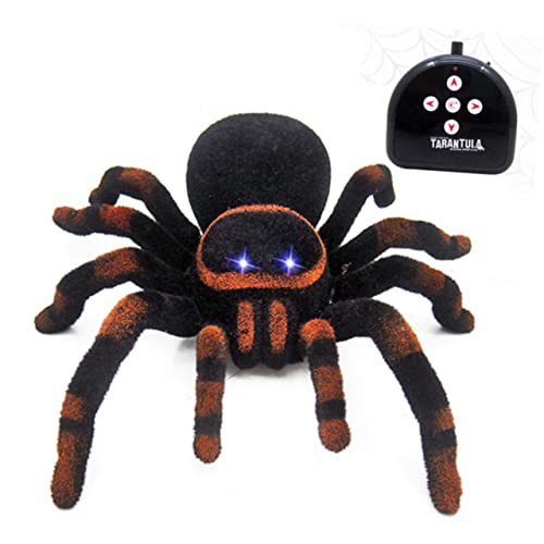 KOMBIUDA 1 Stück Streichquellen Halloween Halloween Spinnen kinderspielzeuge Plastikspielzeug sankastenspielsachen Halloween Spider ferngesteuertes Halloween-Spinnendekorationen von KOMBIUDA