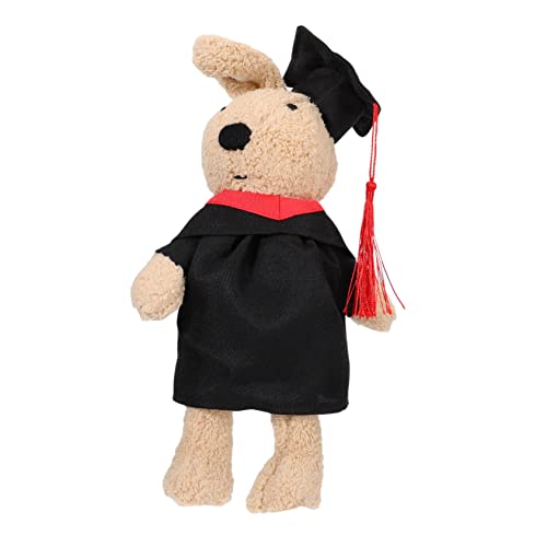 KOMBIUDA Graduierung Handwerk Spielzeug Entzückende Plüsch Hase Puppe Ornament Für von KOMBIUDA