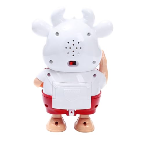 KOMBIUDA Elektrisches Kuh Spielzeug Mit Licht Und Musik Cartoon Maskottchen Für Kinder Lernspielzeug Mit Fröhlicher Melodie Handlich Und Langlebig KOMBIUDA Elektrisches Kuh Spielzeug Mit Licht Und Musik Cartoon Maskottchen Für Kinder Lernspielzeug Mit Fröhlicher Melodie Handlich Und Langlebig von KOMBIUDA
