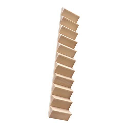 KOMBIUDA Miniatur-treppe Aus Holz Kleine Leiter Für Puppenhaus Zubehör Filigrane Miniaturtreppe Holztreppenmodell Für DIY-zubehör von KOMBIUDA