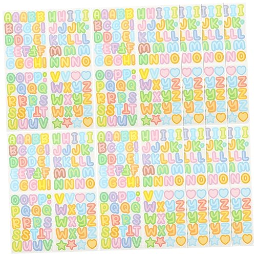 KOMBIUDA 10 Blatt Englische Alphabet Aufkleber Cartoon Aufkleber Wasserfeste Aufkleber Für Wasserflaschen Aufkleber Für Wasserflaschen Nagelaufkleber Scrapbook Aufkleber KOMBIUDA 10 Blatt Englische Alphabet Aufkleber Cartoon Aufkleber Wasserfeste Aufkleber Für Wasserflaschen Aufkleber Für Wasserflaschen Nagelaufkleber Scrapbook Aufkleber von KOMBIUDA