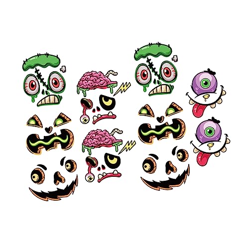KOMBIUDA 10 Blatt Halloween- -Aufkleber Halloween basteln Halloween DIY Decorations Halloween Decorations Halloween assecoires Party Gefälligkeiten Kürbis Wandtattoos PVC KOMBIUDA 10 Blatt Halloween- -Aufkleber Halloween basteln Halloween DIY Decorations Halloween Decorations Halloween assecoires Party Gefälligkeiten Kürbis Wandtattoos PVC von KOMBIUDA