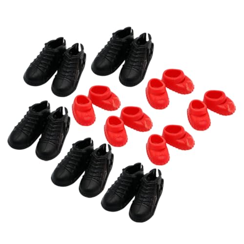 KOMBIUDA 10 Paar Ornamente Zum Basteln Laufschuh Ornament Mini Spielzeughaus Mini Schuhfigur Miniatur Schuhdekor Kleine Schuhdekorationen Mikro Landschafts Requisiten von KOMBIUDA