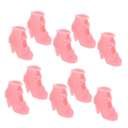 KOMBIUDA 10 Paare Puppenschuhe Stylische High Heels für Puppen Miniature Schuhe für Kostüme Rollenspiel Zubehör Kreatives für Mädchen KOMBIUDA 10 Paare Puppenschuhe Stylische High Heels für Puppen Miniature Schuhe für Kostüme Rollenspiel Zubehör Kreatives für Mädchen von KOMBIUDA