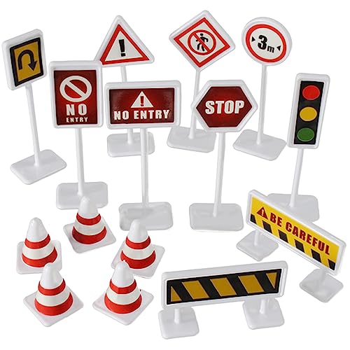 KOMBIUDA 10 Sets Straßensperren Schilder Autos Spielzeugautos Mini Spielzeuge Straßenschilder Verkehrsschilder Spielzeuge Straßenschilder Für Verkehrsszenen Spielzeuge Mini KOMBIUDA 10 Sets Straßensperren Schilder Autos Spielzeugautos Mini Spielzeuge Straßenschilder Verkehrsschilder Spielzeuge Straßenschilder Für Verkehrsszenen Spielzeuge Mini von KOMBIUDA