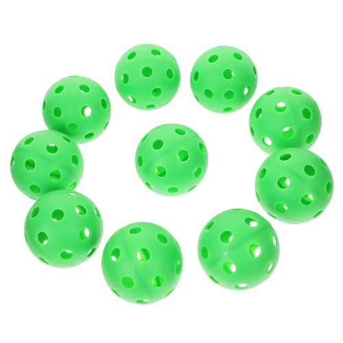 KOMBIUDA 10 Stück Baseball-übungsball Trichter Aufblasbare Fußbälle Spielplatz Fußball Rugby Indoor- -bälle Essiggurke Kinderversorgung Kinderball Light Green Eva von KOMBIUDA