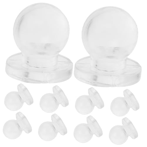 KOMBIUDA 10 Stück Bubble Silicon Innenkern Squeeze Dekompressionsspielzeug Party Für Quetschspielzeugeinsatz Puppenblasen Sensorisches Ball Babys Blasenzubehör TPR Transparent von KOMBIUDA