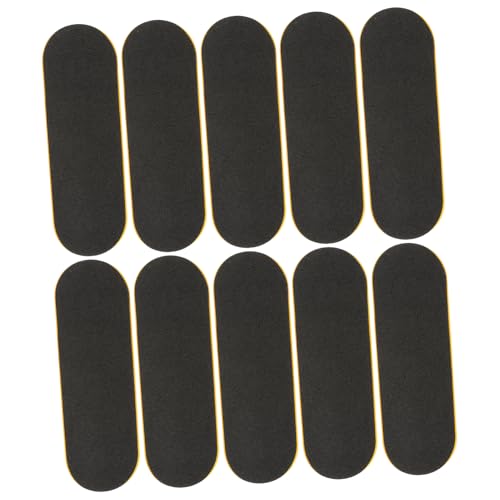 KOMBIUDA 10 Stück Finger-Anti-rutsch-pad Hände Schläuche Block Slot Biegbar Puffing Finger-Skateboard-zubehör Pads Surfbrett Aufkleber Griff Handhaben Bausatz Haken Doppelseitiges Klebeband von KOMBIUDA