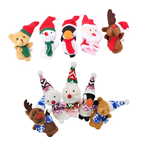 KOMBIUDA 10 Stück Fingerpuppen-Requisiten Geschichte Zeit Fingerpuppe zum Geschichtenerzählen süßes Fingerspielzeug Stoff KOMBIUDA 10 Stück Fingerpuppen-Requisiten Geschichte Zeit Fingerpuppe zum Geschichtenerzählen süßes Fingerspielzeug Stoff von KOMBIUDA