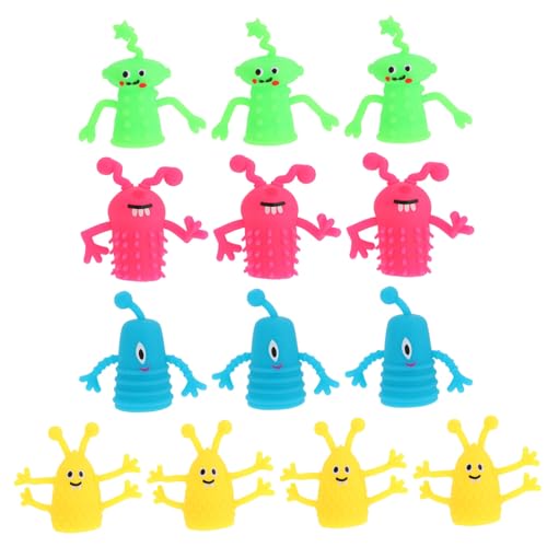 KOMBIUDA 10 Stück Fingerpuppen Spielsachen Puppentrage Babytragetuch Babywelpen Fingerpuppe Halloween von KOMBIUDA