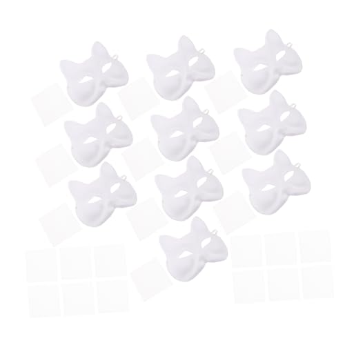 KOMBIUDA 10 Stück Fuchs Gesichtsmaske Cosplay Fuchsmaske Blanko Kostümmasken Bemalbare Tiermaske Unbemalte Fuchsmaske Tierkostümmasken Zum Selbermachen Blanko Maske KOMBIUDA 10 Stück Fuchs Gesichtsmaske Cosplay Fuchsmaske Blanko Kostümmasken Bemalbare Tiermaske Unbemalte Fuchsmaske Tierkostümmasken Zum Selbermachen Blanko Maske von KOMBIUDA