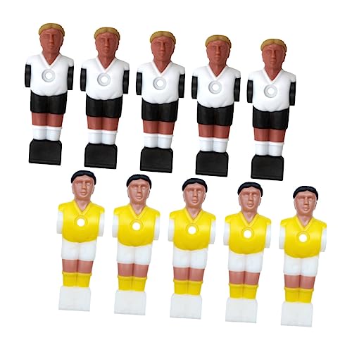 KOMBIUDA 10 Stück Fußball-Maschinenpuppe Tischfußball Zubehör Tischfußball Ersatzteile Fußballspieler Puppen Mini-Tischfußballspiel Harz Fußball Männer Zubehör für Fußballspiele KOMBIUDA 10 Stück Fußball-Maschinenpuppe Tischfußball Zubehör Tischfußball Ersatzteile Fußballspieler Puppen Mini-Tischfußballspiel Harz Fußball Männer Zubehör für Fußballspiele von KOMBIUDA