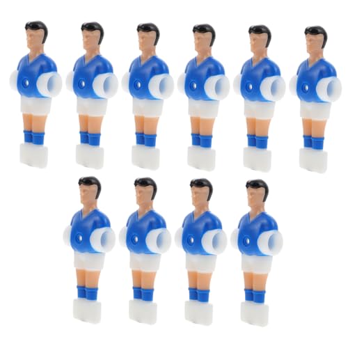 KOMBIUDA Tischfußballfiguren-spielerzubehör 10 Stück Kunststoff-fußballfiguren Für Fußballmaschinen Ersatzteile Für Spielzeug Robuster Kunststoff von KOMBIUDA