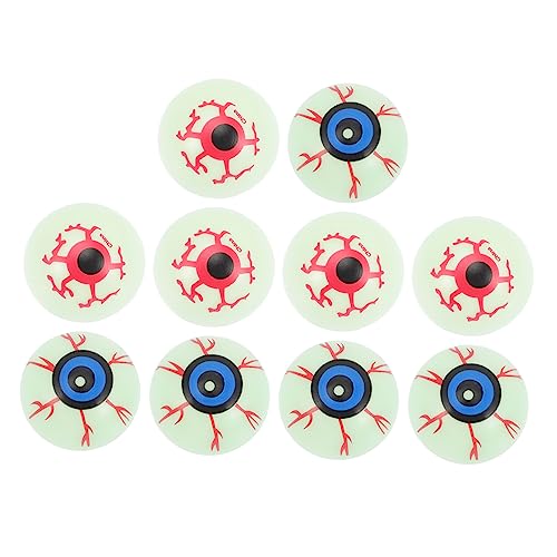 KOMBIUDA 10 Stück Leuchtende Kinderspielzeuge Hüpfball Spielzeuge Für Kleinkinder Halloween Leuchtende Augäpfel Künstliche Augen Gruselige Augäpfel Halloween Augäpfel Augapfel KOMBIUDA 10 Stück Leuchtende Kinderspielzeuge Hüpfball Spielzeuge Für Kleinkinder Halloween Leuchtende Augäpfel Künstliche Augen Gruselige Augäpfel Halloween Augäpfel Augapfel von KOMBIUDA