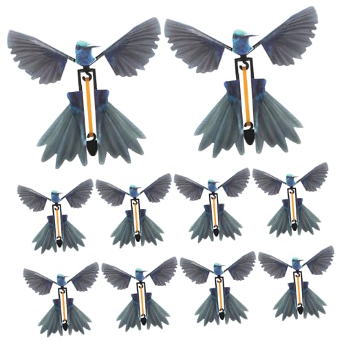 KOMBIUDA 10 Stücke Wind up Fliegen Trick Spielzeug Vögel Fliegen Spielzeug Für Jungen Und Mädchen KOMBIUDA 10 Stücke Wind up Fliegen Trick Spielzeug Vögel Fliegen Spielzeug Für Jungen Und Mädchen von KOMBIUDA