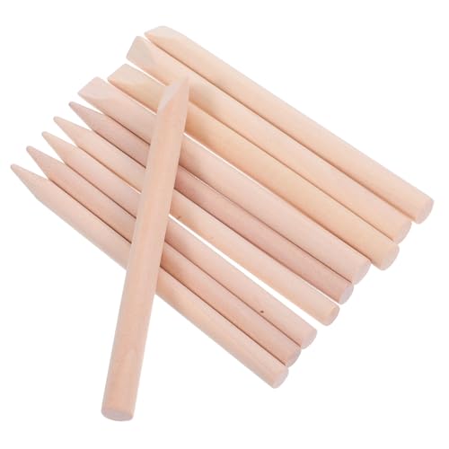 KOMBIUDA 10 Stück Mini Holzmeißel für Archäologische Spielzeuge Fördert Motorik und für Drinnen und Draußen Tragbar und Leicht von KOMBIUDA