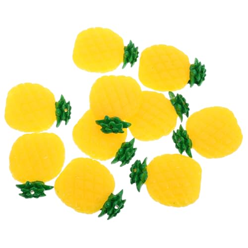 KOMBIUDA 10 Stück Obst-Modell Simulierte Fruchtscheiben Simulationsstütze Kunstobst Aus Der Küche Gefälschte Ananasscheiben Künstliches Obst Zur Auslage Pflanzliches PVC Orange von KOMBIUDA