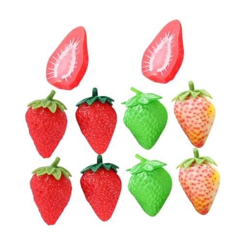 KOMBIUDA 10 Stück Simulierte Erdbeere Erdbeer-Hängedekorationen Party Geburtstag gefälscht erste erdbeeren deko Strawberry Decor aus künstlichen Früchten süße Erdbeersachen PVC KOMBIUDA 10 Stück Simulierte Erdbeere Erdbeer-Hängedekorationen Party Geburtstag gefälscht erste erdbeeren deko Strawberry Decor aus künstlichen Früchten süße Erdbeersachen PVC von KOMBIUDA