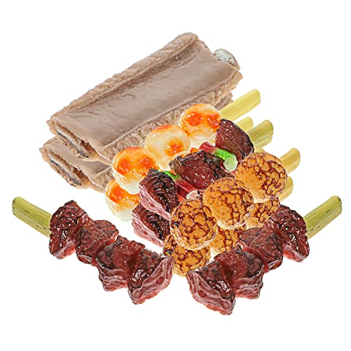 KOMBIUDA 10 Stück Simulierte Grillspieße Bildungsspielzeug Gefälschtes Grillspielzeug Künstliches Grillgut Stellen Grillspielzeug Vor Realistische Foto-Requisite Grill Requisiten PVC KOMBIUDA 10 Stück Simulierte Grillspieße Bildungsspielzeug Gefälschtes Grillspielzeug Künstliches Grillgut Stellen Grillspielzeug Vor Realistische Foto-Requisite Grill Requisiten PVC von KOMBIUDA
