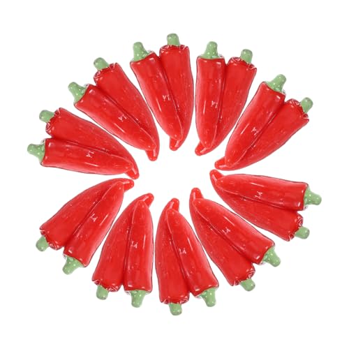 KOMBIUDA 10 Stück Simuliertes Kleines Gemüse Lebensechte Pflanzenverzierung Gefälschte Chili -Figur Künstliche Pfefferverzierung Künstlicher Kleiner Pfeffer Mini-kunstpfeffer Rot Harz KOMBIUDA 10 Stück Simuliertes Kleines Gemüse Lebensechte Pflanzenverzierung Gefälschte Chili -Figur Künstliche Pfefferverzierung Künstlicher Kleiner Pfeffer Mini-kunstpfeffer Rot Harz von KOMBIUDA