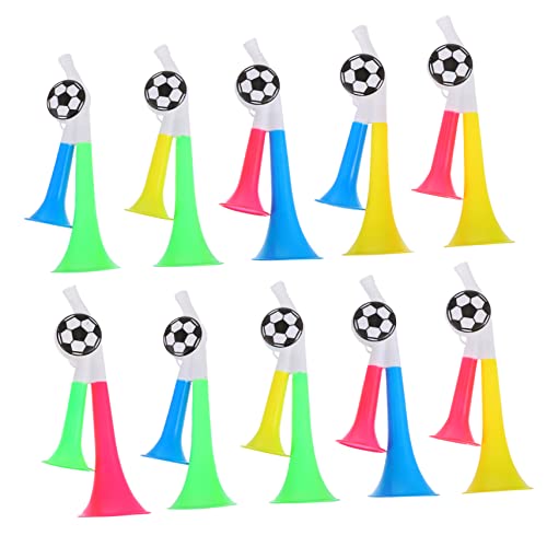 KOMBIUDA 10 Stück Teiliges Lautes Stadionhorn Doppelläufige Fußball Air Horn Cheer Props für Sportveranstaltungen Partys Konzerte und Fan Anfeuerung Bunte Designs Zufällig Vielseitig KOMBIUDA 10 Stück Teiliges Lautes Stadionhorn Doppelläufige Fußball Air Horn Cheer Props für Sportveranstaltungen Partys Konzerte und Fan Anfeuerung Bunte Designs Zufällig Vielseitig von KOMBIUDA