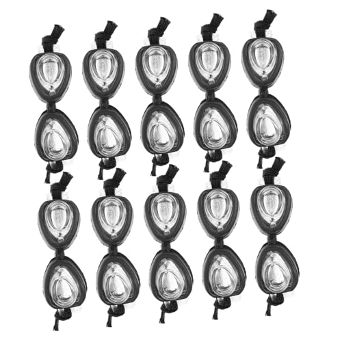 KOMBIUDA 10 Stück Teiliges Mini Schwimmbrillen für Puppen Authentische Leichte Miniatur Schwimmbrillen als Puppenzubehör und Puppenhausdekoration Vielseitig für Pool Strand-szenarien KOMBIUDA 10 Stück Teiliges Mini Schwimmbrillen für Puppen Authentische Leichte Miniatur Schwimmbrillen als Puppenzubehör und Puppenhausdekoration Vielseitig für Pool Strand-szenarien von KOMBIUDA