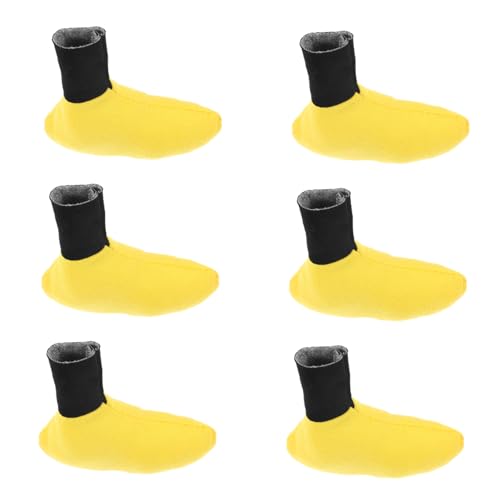 KOMBIUDA 10 Stück Plüschente Fuß Zubehör Abnehmbare Körperteile für Stofftiere Weiches Accessoire für Kuscheltiere Füße Einer Ausgestopften Ente für Plüschspielzeug von KOMBIUDA