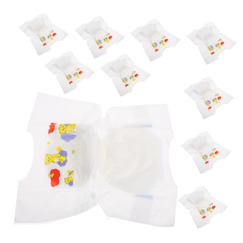 KOMBIUDA 10 Stück Teiliges Realistische Puppenwindeln Wiederverwendbare Mini Stoffwindeln für Puppenzubehör Authentische Nappies für Rollenspiele und Pädagogisches mit Kompatiblen Puppen KOMBIUDA 10 Stück Teiliges Realistische Puppenwindeln Wiederverwendbare Mini Stoffwindeln für Puppenzubehör Authentische Nappies für Rollenspiele und Pädagogisches mit Kompatiblen Puppen von KOMBIUDA