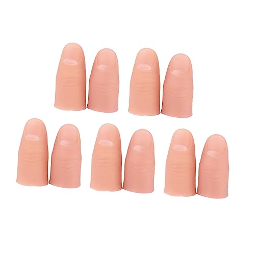 KOMBIUDA 10 Stück Simulation Finger Requisiten Kunststoff Finger Form Trick Requisiten KOMBIUDA 10 Stück Simulation Finger Requisiten Kunststoff Finger Form Trick Requisiten von KOMBIUDA