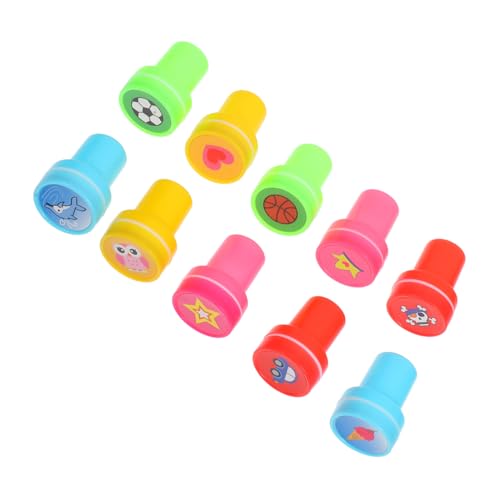 KOMBIUDA 10-teiliges Stempelset für Jungen und Mädchen lustiges Party-Geschenkspielzeug dekorative runde Stempel für Kleinkinder Bastel-Druckset für Jungen und Mädchen KOMBIUDA 10-teiliges Stempelset für Jungen und Mädchen lustiges Party-Geschenkspielzeug dekorative runde Stempel für Kleinkinder Bastel-Druckset für Jungen und Mädchen von KOMBIUDA