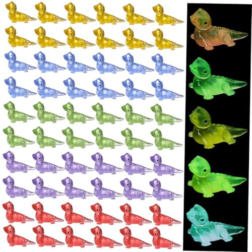 KOMBIUDA 100 Stück Lizard Figuren Leuchtende Resin Deko Niedliche Mini Eidechsen Ornamente Bunten Farben für Dekoration Garten KOMBIUDA 100 Stück Lizard Figuren Leuchtende Resin Deko Niedliche Mini Eidechsen Ornamente Bunten Farben für Dekoration Garten von KOMBIUDA