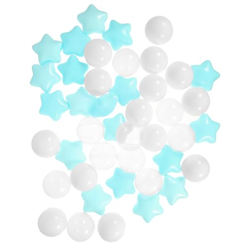 KOMBIUDA 100 Stück Meeresball Aqua klein Multipack Ballpool groß Billard -Pool spielsachen für den Pool geburtstagsdeko Toy Box dekorative Grubenbälle Spiel Ozeanbälle Plastik von KOMBIUDA