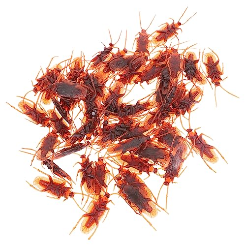 KOMBIUDA 100 Stück Simulation Kakerlake Halloween-trickspielzeug Narrentags-streich-Requisiten Gefälschte Kakerlaken Gefälschtes Realistisches Kakerlakenspielzeug PVC KOMBIUDA 100 Stück Simulation Kakerlake Halloween-trickspielzeug Narrentags-streich-Requisiten Gefälschte Kakerlaken Gefälschtes Realistisches Kakerlakenspielzeug PVC von KOMBIUDA