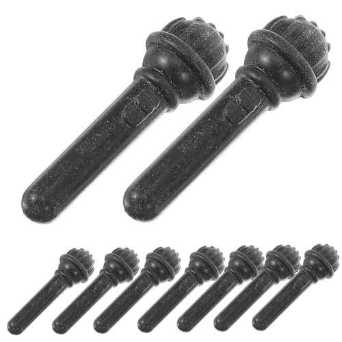 KOMBIUDA 100 Stück Spielzeugmikrofon Entzückendes Mikrofondekor Tischpuppenmikrofon Dekoratives Minimikrofon -Fake-mikrofon Desktop-mini-mikrofon Zartes Mikrofondekor Black Plastik KOMBIUDA 100 Stück Spielzeugmikrofon Entzückendes Mikrofondekor Tischpuppenmikrofon Dekoratives Minimikrofon -Fake-mikrofon Desktop-mini-mikrofon Zartes Mikrofondekor Black Plastik von KOMBIUDA
