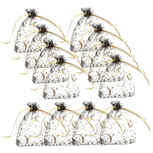 KOMBIUDA 100stücke Organza Beutel Mit Kordelzug Für Schmuck Süßigkeiten Und Kleine Transparente Wiederverwendbare Aufbewahrungstaschen Für Hochzeiten Weihnachten Und Besondere Anlässe von KOMBIUDA