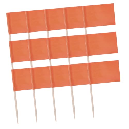 KOMBIUDA 100 Stück Zahnstocher Flaggen Orange Mini Food Käse Marker Party Cupcake Toppers Kuchen Dekoration Dessert Picks Langlebig Robust für Outdoor Events KOMBIUDA 100 Stück Zahnstocher Flaggen Orange Mini Food Käse Marker Party Cupcake Toppers Kuchen Dekoration Dessert Picks Langlebig Robust für Outdoor Events von KOMBIUDA