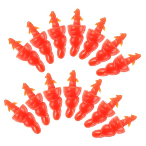 KOMBIUDA 100 Stück Weihnachts-schneemann-nasen Schneemann-nasen-Requisiten Weihnachts-schneemann- -zubehör Schneemann-nasen-befunde Zum Basteln von KOMBIUDA